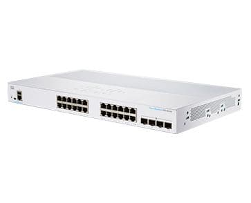 SWITCH CISCO, Gigabit x 24, SFP x 4, managed, rackabil, "CBS350-24T-4X-EU"