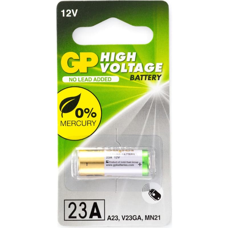 Baterie GP Batteries, Super Alcalina LR23 (23A) 12V alcalina, blister 1 buc. "GP23AF-2C1" "GPPBA23AF000" - 29827