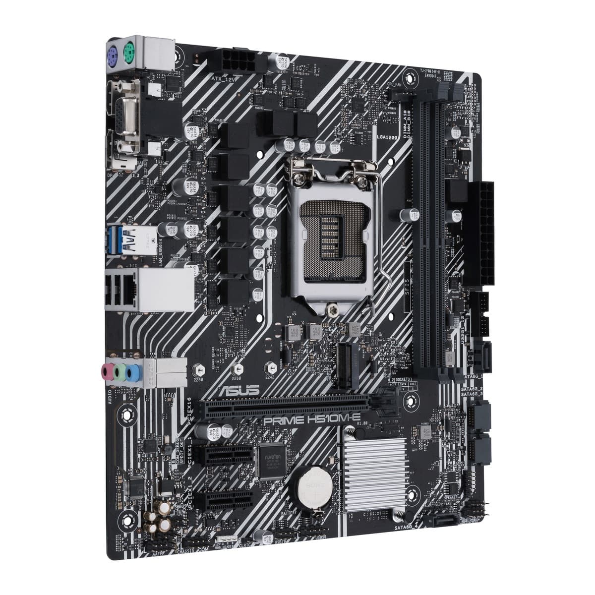 PLACA de BAZA Asus "PRIME H510M-E", skt LGA 1200, mATX, Intel H510, 2 x DDR4, max. 64 GB, 4 x SATA, 1 x M.2, 7.1, "PRIME H510M-E" — miniatură