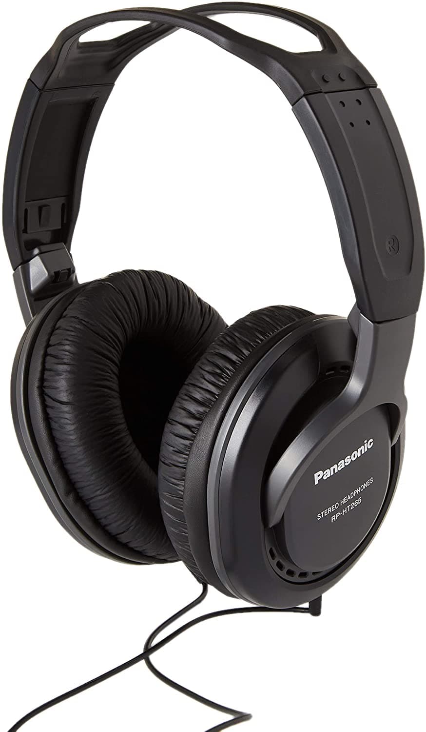 Black, range of 10Hz to 25kHz, imp. 40W, sens. 100 dB/mW,max. input 1000 mW, 5m long cable for listening to TV, single-sided listening, volume control "RP-HT265E-K"