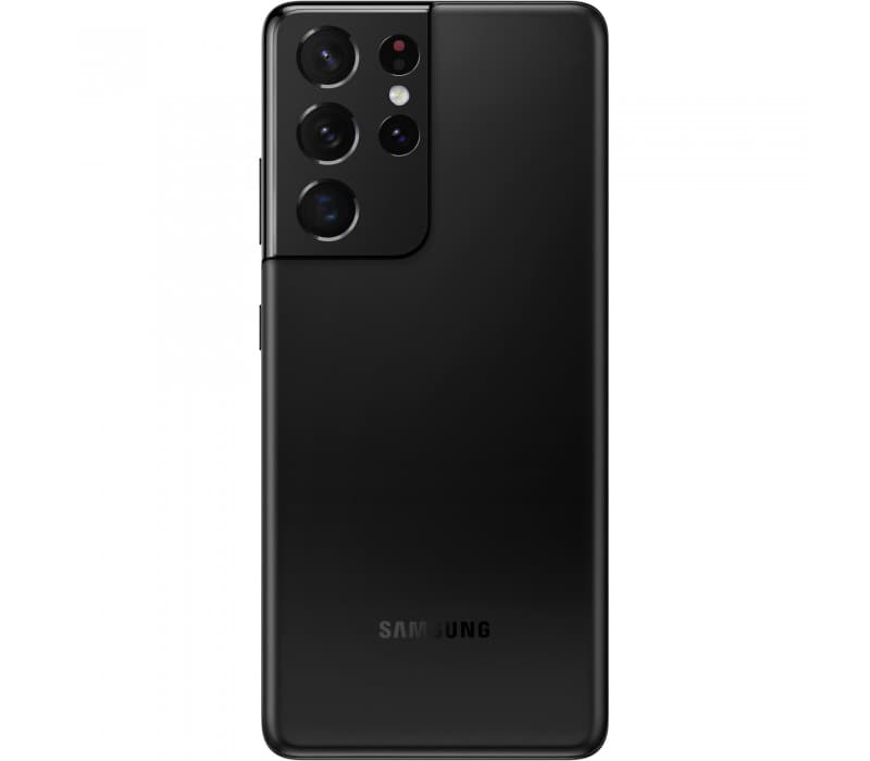 SMARTphone Samsung, "Galaxy S21 Ultra" ecran 6.8 inch, dual sim, rez. camera 108 Mpix, memorie interna 128 GB, 5G, Android, acumulator 5000 mAh, negru, "SM-G998BZKD" — miniatură