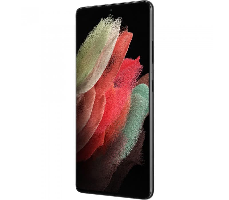 SMARTphone Samsung, "Galaxy S21 Ultra" ecran 6.8 inch, dual sim, rez. camera 108 Mpix, memorie interna 128 GB, 5G, Android, acumulator 5000 mAh, negru, "SM-G998BZKD" — miniatură