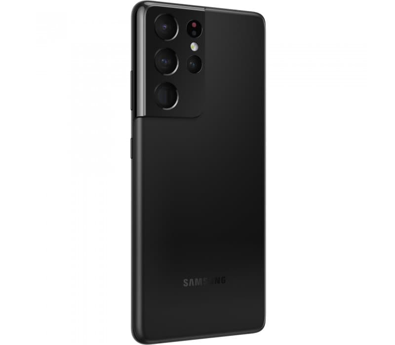 SMARTphone Samsung, "Galaxy S21 Ultra" ecran 6.8 inch, dual sim, rez. camera 108 Mpix, memorie interna 128 GB, 5G, Android, acumulator 5000 mAh, negru, "SM-G998BZKD" — miniatură