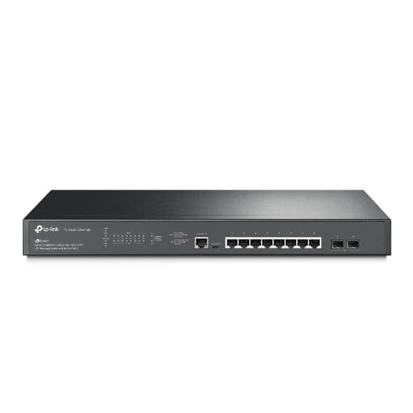 Switch TP-Link cu management L2+, 8 Porturi 2.5GBASE-T si 2-Port 10GE SFP+ L2+ Managed Switch with 8-Port PoE+ "TL-SG3210XHP-M2"