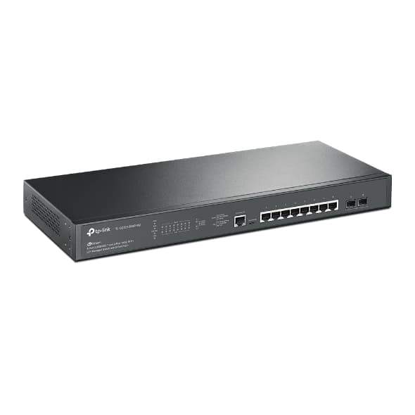 Switch TP-Link cu management L2+, 8 Porturi 2.5GBASE-T si 2-Port 10GE SFP+ L2+ Managed Switch with 8-Port PoE+ "TL-SG3210XHP-M2" — miniatură