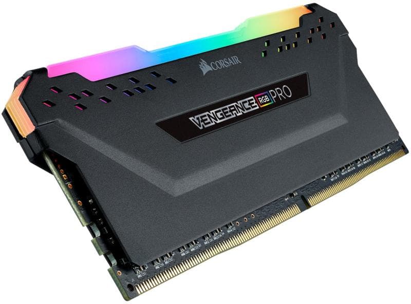 Memorie DDR Corsair DDR4 8 GB, frecventa 3200 MHz, 1 modul, radiator, iluminare RGB, "CMW8GX4M1Z3200C16"