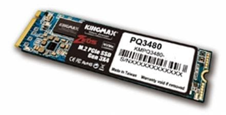 SSD KINGMAX PQ3480, 256GB, M.2, PCIe Gen3.0 x4, 3D Nand, R/W: 1950/1200 MB/s, "KMPQ3480-256G4"
