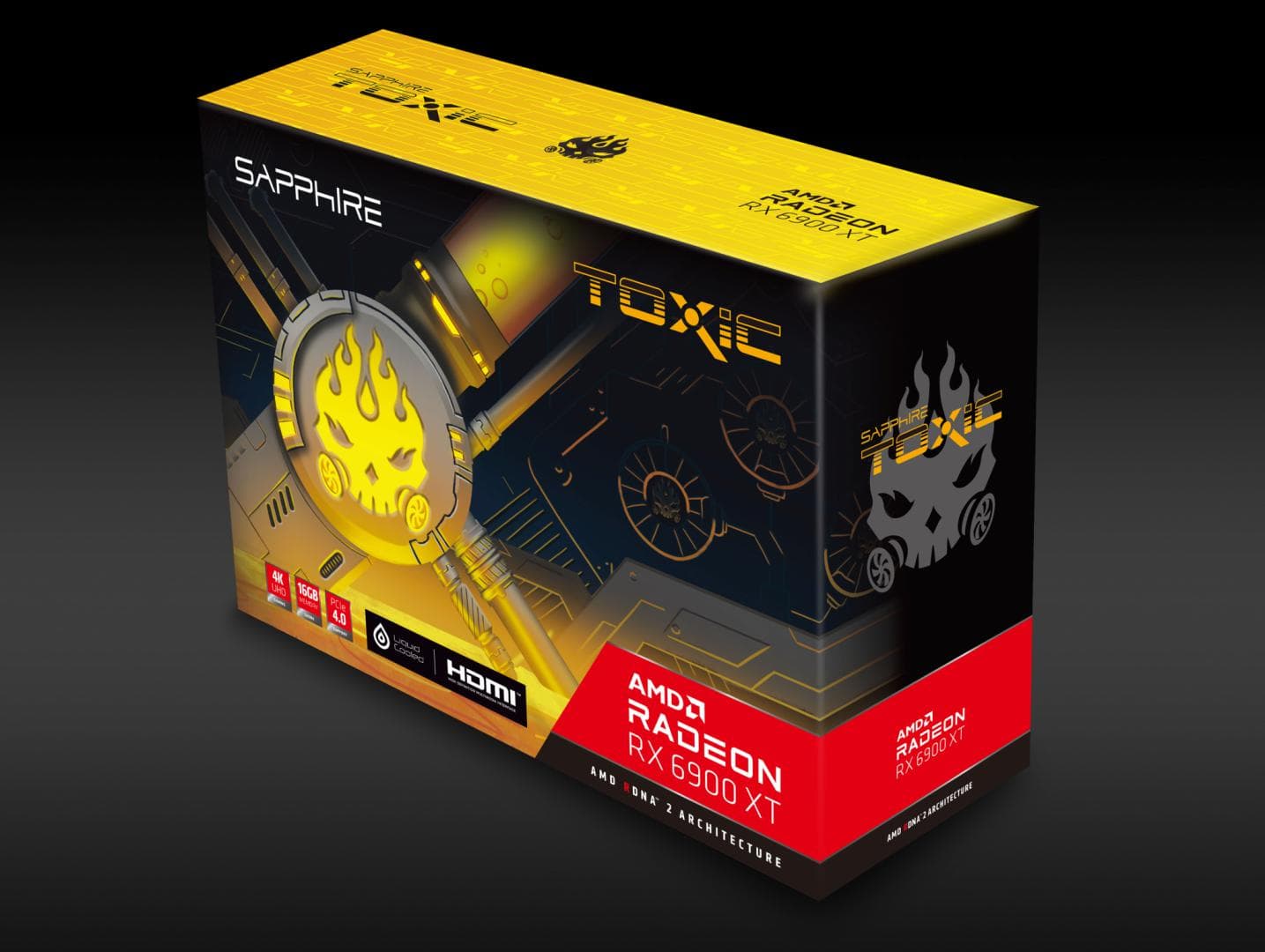 PLACA VIDEO SAPPHIRE "TOXIC AMD RADEON RX 6900 XT NITRO+ SE GAMING OC", 16 GB GDDR6 256 biti, PCI Express 4.0 x 16, HDMI DisplayPort x 3, sistem racire lichid, "11308-06-20G" — miniatură