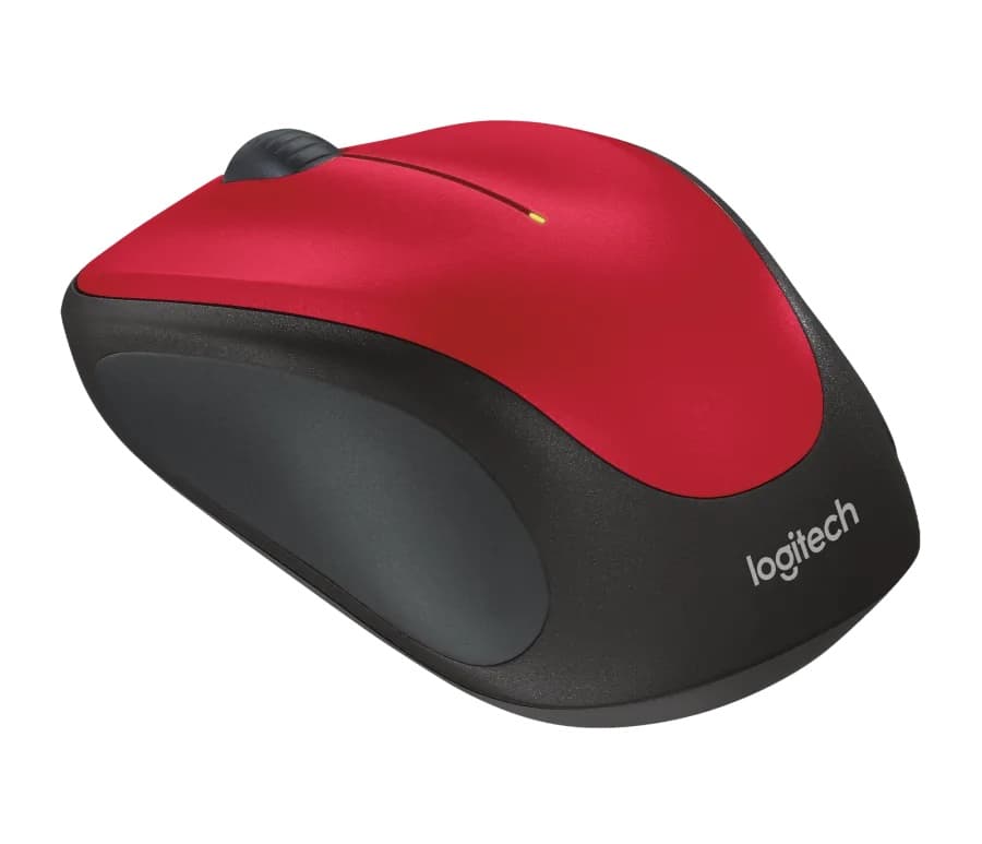 LOGITECH Wireless Mouse M235 - EMEA - RED "910-002496" — miniatură