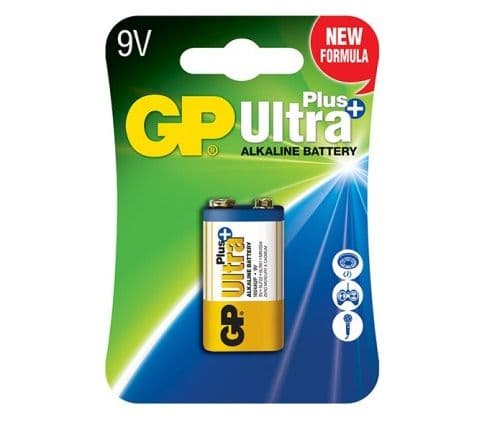 Baterie GP Batteries, Ultra+ Alcalina (6LF22) 9V alcalina, blister 1 buc. "GP1604AUP-5UE1" "GPPVA9VUP009"