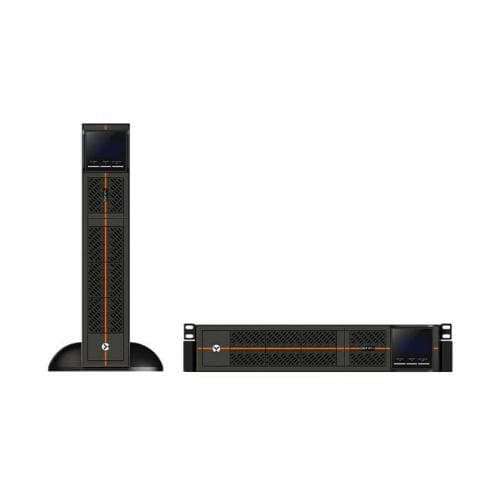UPS Vertiv "GXT RT+", Online, Tower/rack, 1360 W, fara AVR, IEC x 6, display LCD, back-up 1 - 10 min. "GXTRT-1500IRT2UXL" — miniatură
