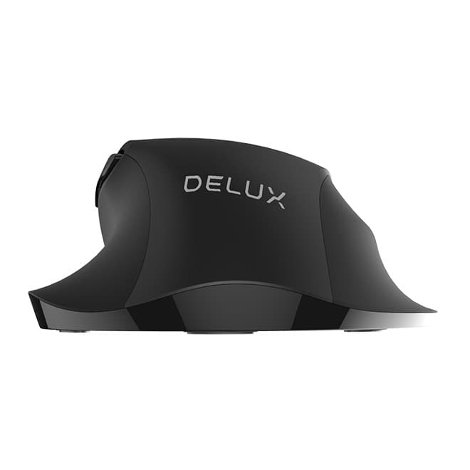 MOUSE DELUX, PC sau NB, wireless, 2.4GHz, optic, 1600 dpi, butoane/scroll 6/1, negru, "M517GX" — miniatură
