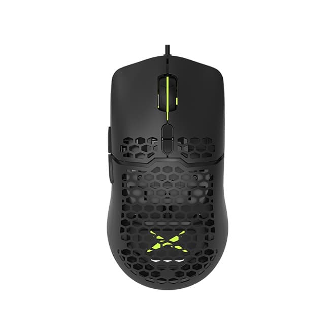 MOUSE DELUX, gaming, cu fir, USB, optic, 7200 dpi, butoane/scroll 7/1, RGB light, cablu braided, negru, "M700A-BK"