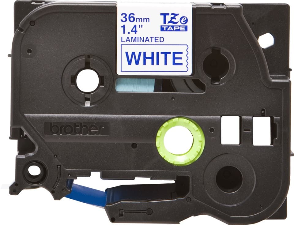 Banda laminata Original Brother Blue on White, TZE263, pentru 530|550|3600|9200|9400|9500|9600|9700|9800|D800|E800|P900|P910|P950, 36mm, incl.TV 0 RON, "TZE263"