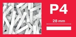 Distrugator automat documente Rexel OPTIMUM 130X, 130 coli, P4, cross-cut (tip confeti), cos 44 litri, negru-gri, "2020130XEU" — miniatură