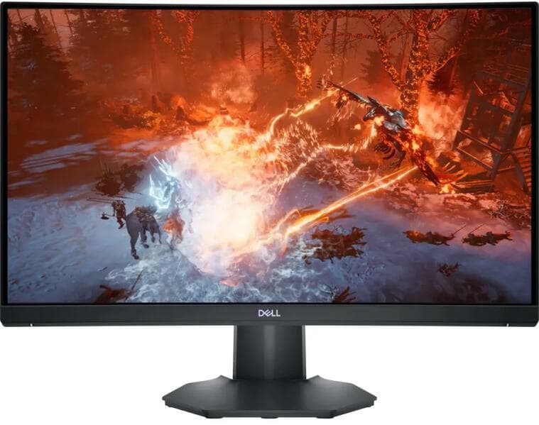 MONITOR Dell 23.6 inch, Gaming, VA, Full HD (1920 x 1080), Wide | curbat, 350 cd/mp, 4 ms, HDMI x 2 | DisplayPort, "210-AYTM"