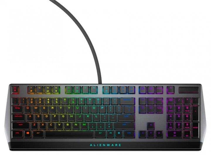 Alienware 510K Low-profile RGB Mechanical Gaming Keyboard - AW510K (Dark Side of the Moon), "545-BBCL"