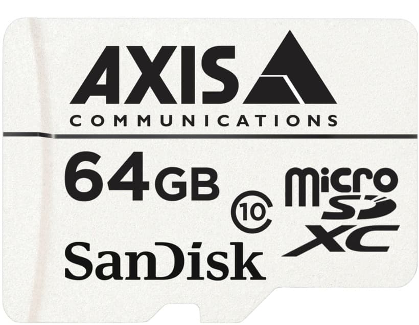 MEMORY MICRO SDXC 64GB SURV./W/ADAPTER 5801-951 AXIS