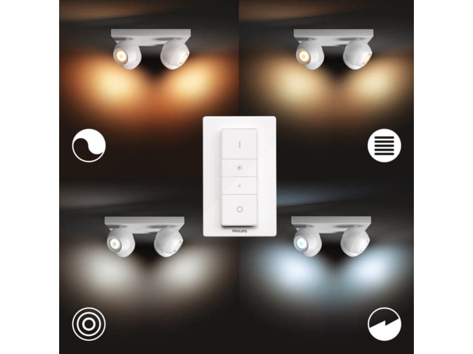 SPOT LED 4X GU10 PHILIPS HUE BUCKRAM "000008718696175675" — miniatură