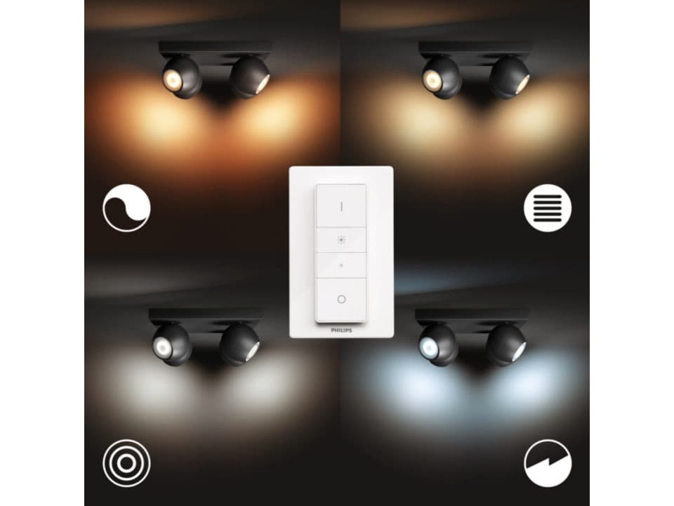 SPOT LED 4X GU10 PHILIPS HUE BUCKRAM "000008718696175699" — miniatură