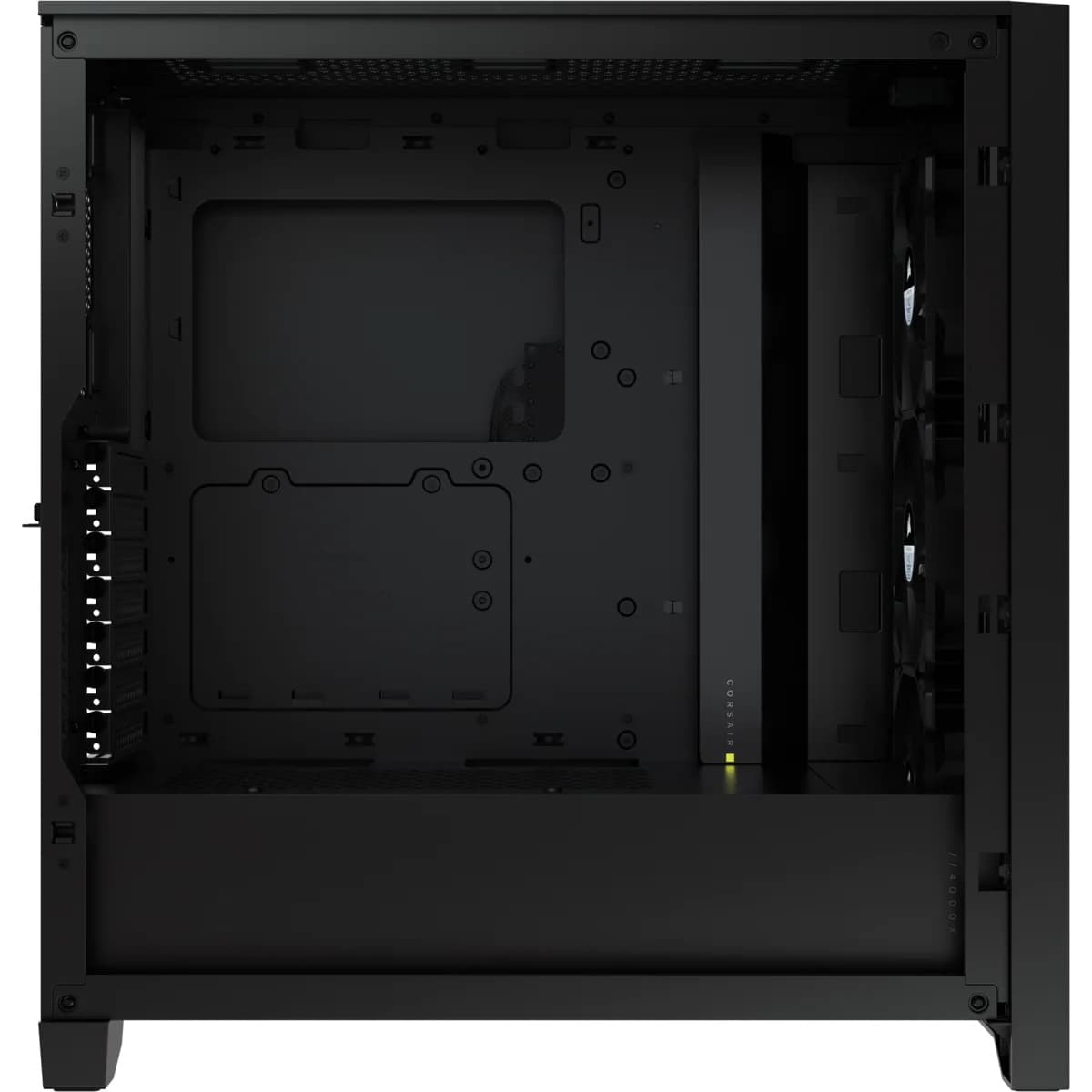 CARCASA CORSAIR Middle Tower, ATX, "iCUE 4000X RGB", fara sursa, sticla securizata, fan x 2, USB 3.0x1, USB 3.1 gen 2 Type-Cx1, Jack 3.5 mmx1, mesh, negru, "CC-9011204-WW" — miniatură