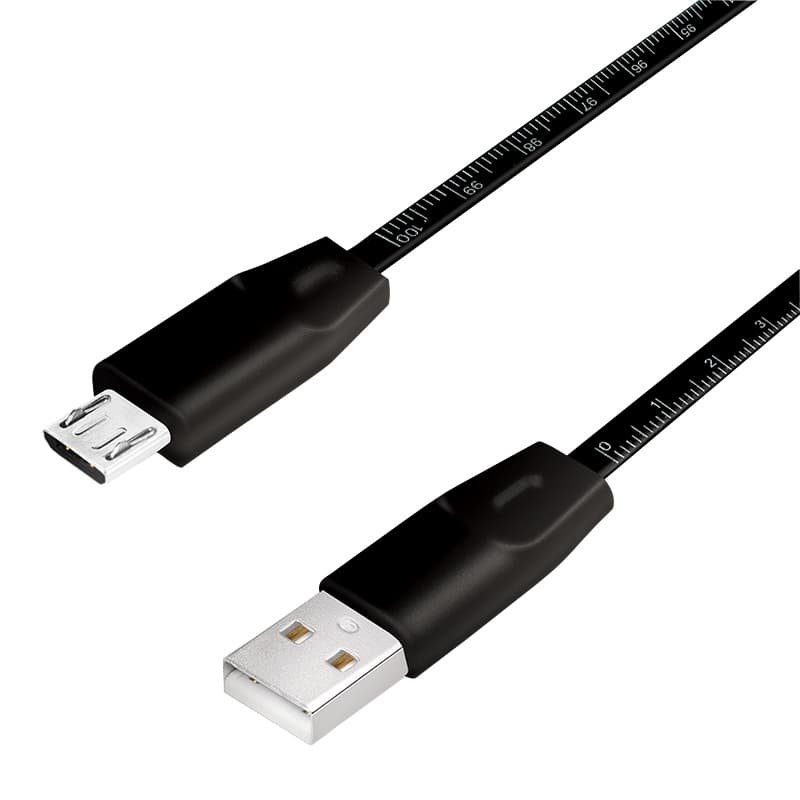 USB 2.0 Cable, AM to Micro BM, metric print cable, 1m "CU0158"