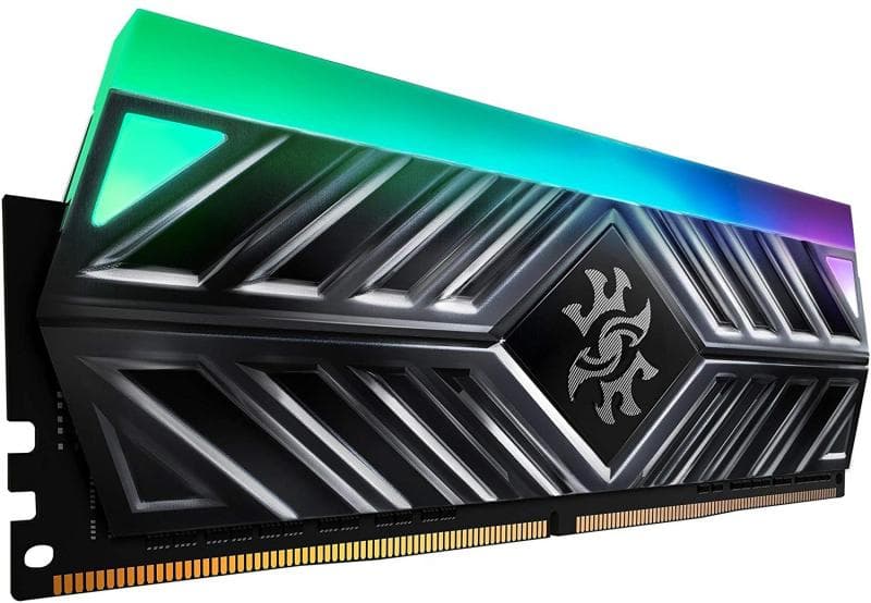 Memorie DDR Adata - gaming DDR4 8 GB, frecventa 3200 MHz, 1 modul, radiator, iluminare RGB, "AX4U320038G16A-ST41"
