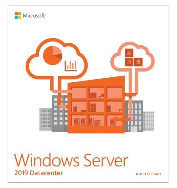 Windows Server Datacntr 2019 English 1pk DSP OEI 4Cr NoMedia/NoKey AddLic, "P71-09082"