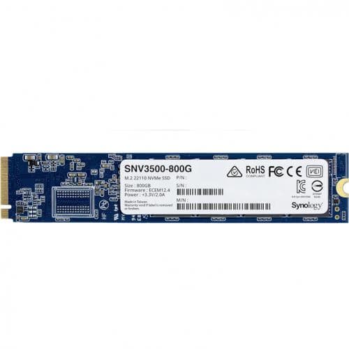 SSD SYNOLOGY SNV3500, 800GB, M.2, PCIe Gen3.0 x4, R/W: 3100/1000 MB/s, "SNV3500-800G"