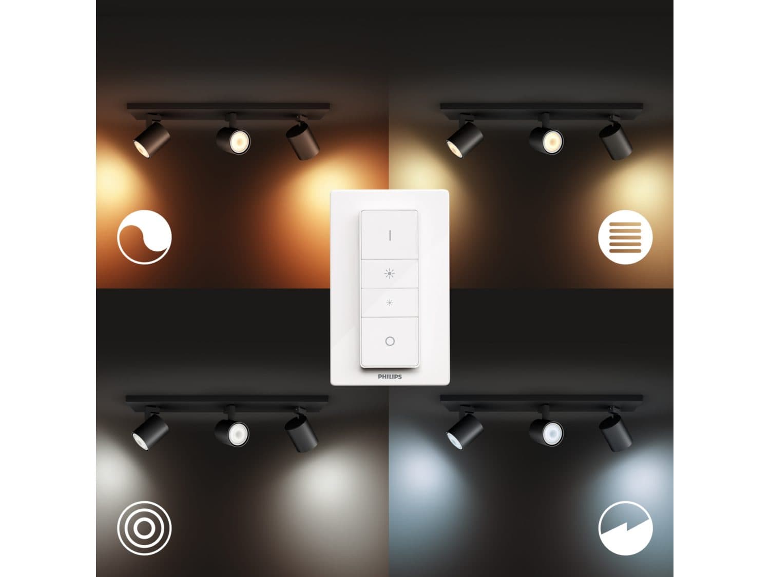 BARA 3X SPOT PHILIPS HUE RUNNER GU10 "000008718696175378" — miniatură