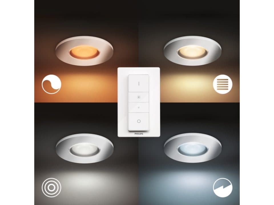 SET 3X SPOT LED GU10 PHILIPS HUE ADORE "000008718696175682" — miniatură