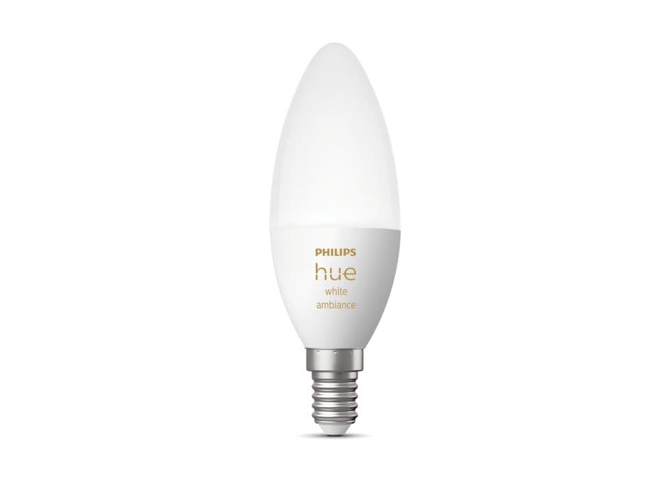 BEC smart LED Philips, soclu E14, putere 5.2W, forma lumanare, lumina toate nuantele de alb, alimentare 220 - 240 V, "000008718699726294" — miniatură