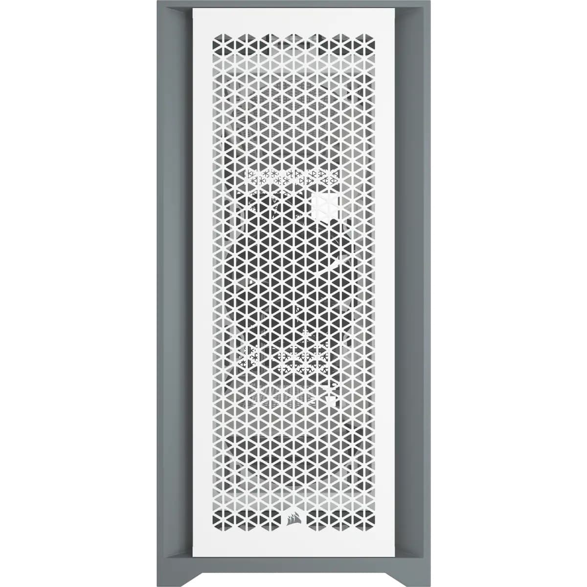CARCASA CORSAIR Middle Tower,ATX, "5000D AIRFLOW",fara sursa,sticla securizata, fanx2, USB 3.0x2, USB 3.1 gen 2 Type-Cx1, Jack 3.5 mmx1,mesh, fan ctr, alb/ gri "CC-9011211-WW" — miniatură