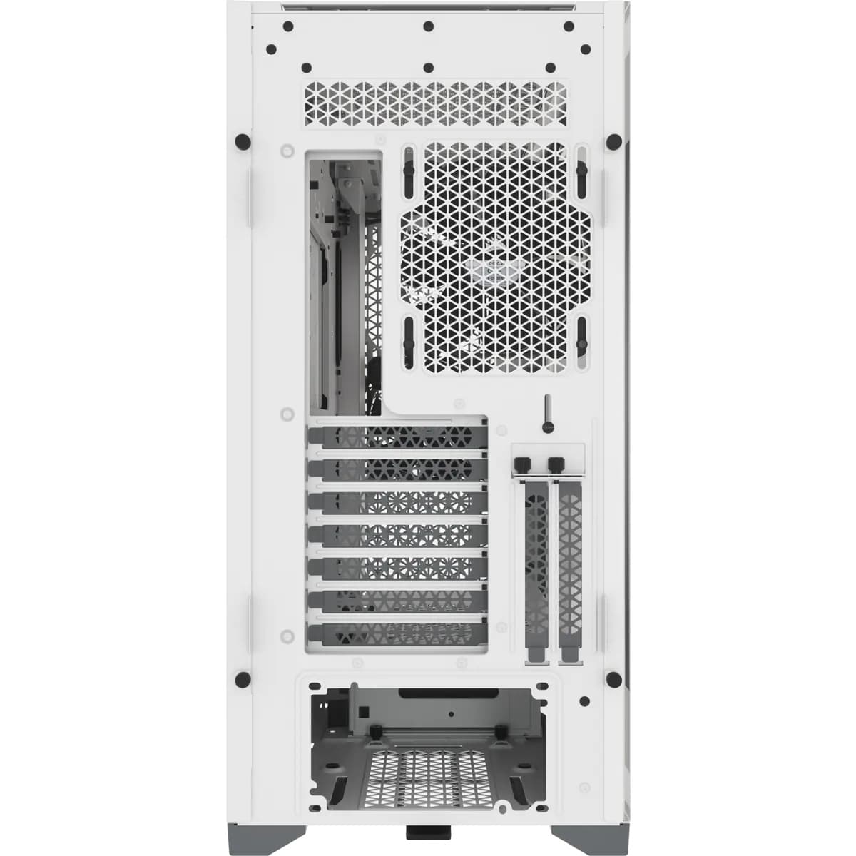CARCASA CORSAIR Middle Tower,ATX, "5000D AIRFLOW",fara sursa,sticla securizata, fanx2, USB 3.0x2, USB 3.1 gen 2 Type-Cx1, Jack 3.5 mmx1,mesh, fan ctr, alb/ gri "CC-9011211-WW" — miniatură