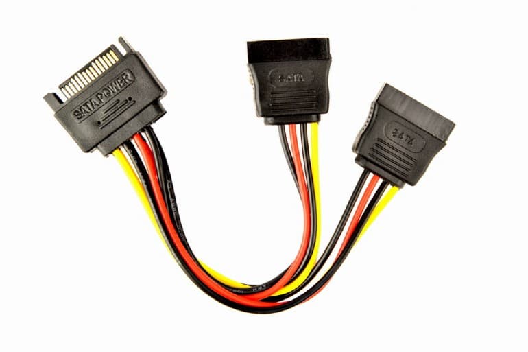 Cablu Alimentare splitter SATA, 0.15 m, Gembird "CC-SATAM2F-01"