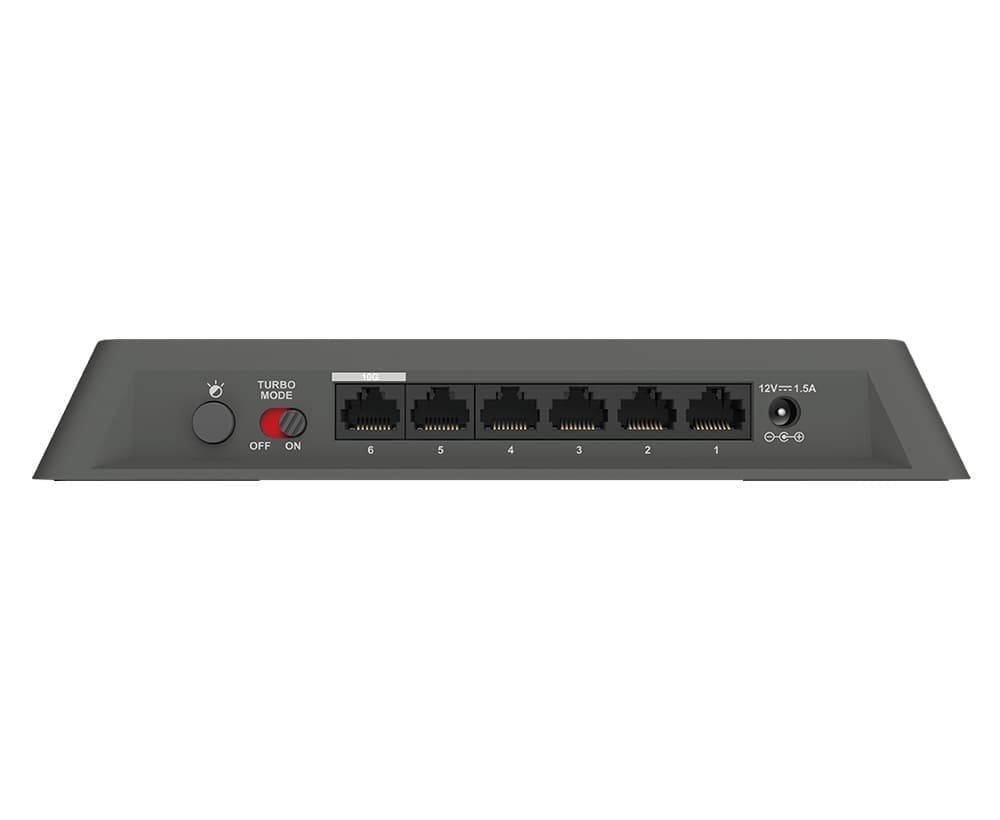 SWITCH D-Link, 100/1000/10000 x 1 | Gigabit/2500 Mbps x 5, carcasa metalica, "DMS-106XT" — miniatură