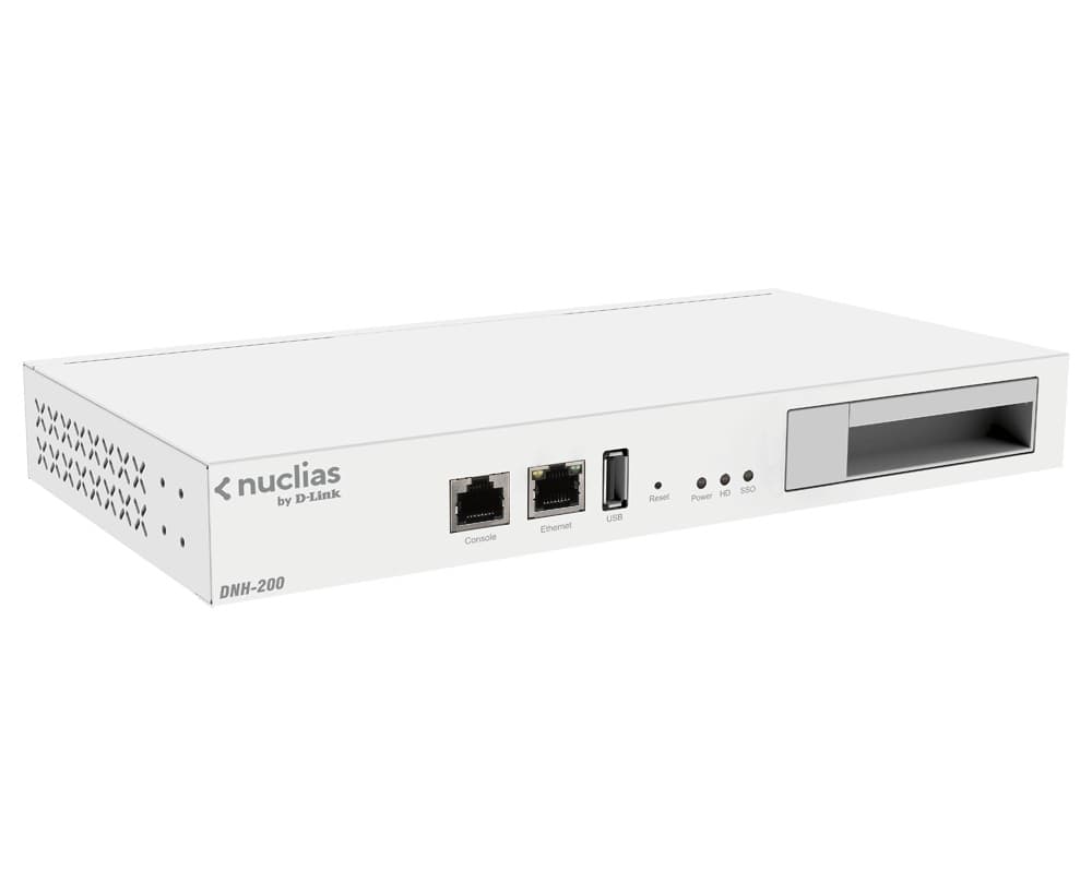 CONTROLER wireless D-LINK Nuclias cu NVR, gestioneaza pana la 50 AP si 20 camere D-Link "DNH-200" — miniatură