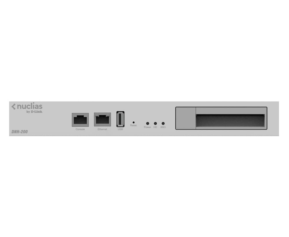 CONTROLER wireless D-LINK Nuclias cu NVR, gestioneaza pana la 50 AP si 20 camere D-Link "DNH-200" — miniatură