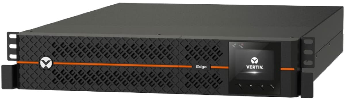 UPS Vertiv "EDGE", Line int., Tower/rack, 1350 W, AVR, IEC x 6, display LCD, back-up 11 - 20 min. "EDGE-1500IRT2UXL"