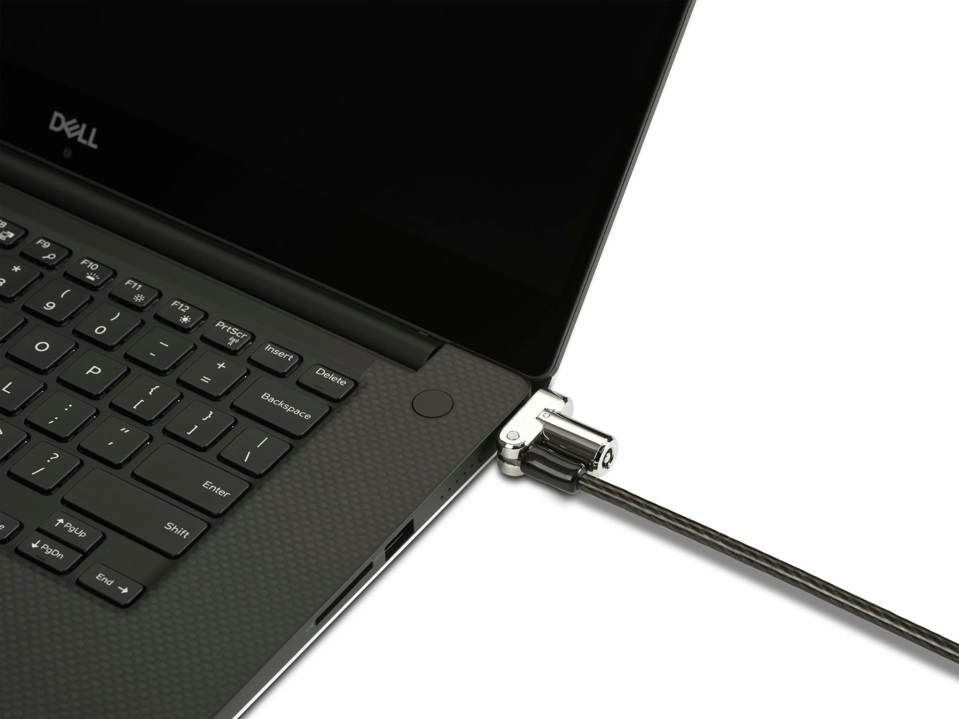 CABLU securitate KENSINGTON pt. notebook 3-in-1 slot standard / Nano / Wedge, cheie standard,conectare one-click,1.8m,cab otel carbon,permite pivotare si rotire, "K62318WW" — miniatură