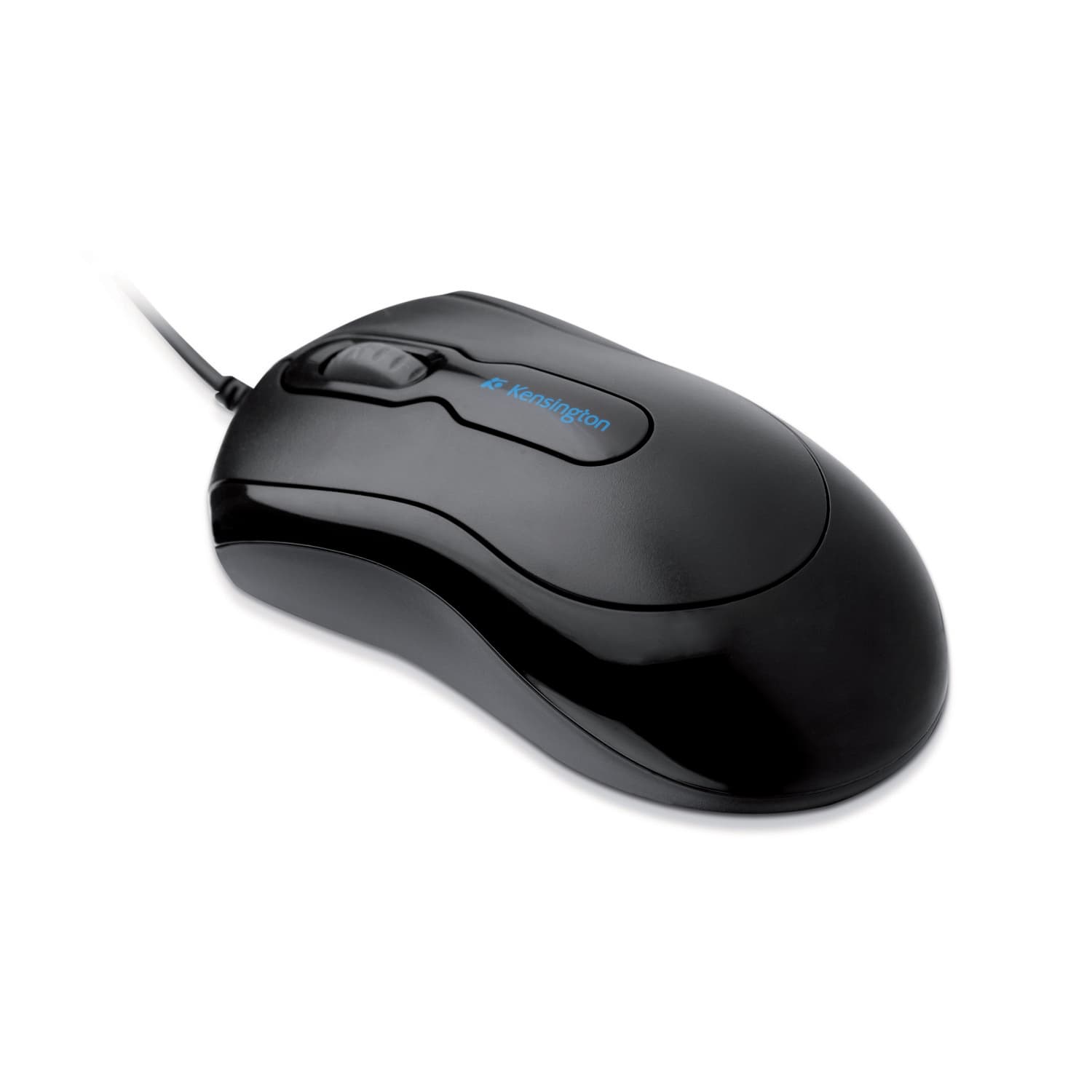 MOUSE Kensington, "Mouse-in-a-box", cu fir, USB, optic, butoane/scroll 3/1, cablu 1.8m, negru, "K72356EU"