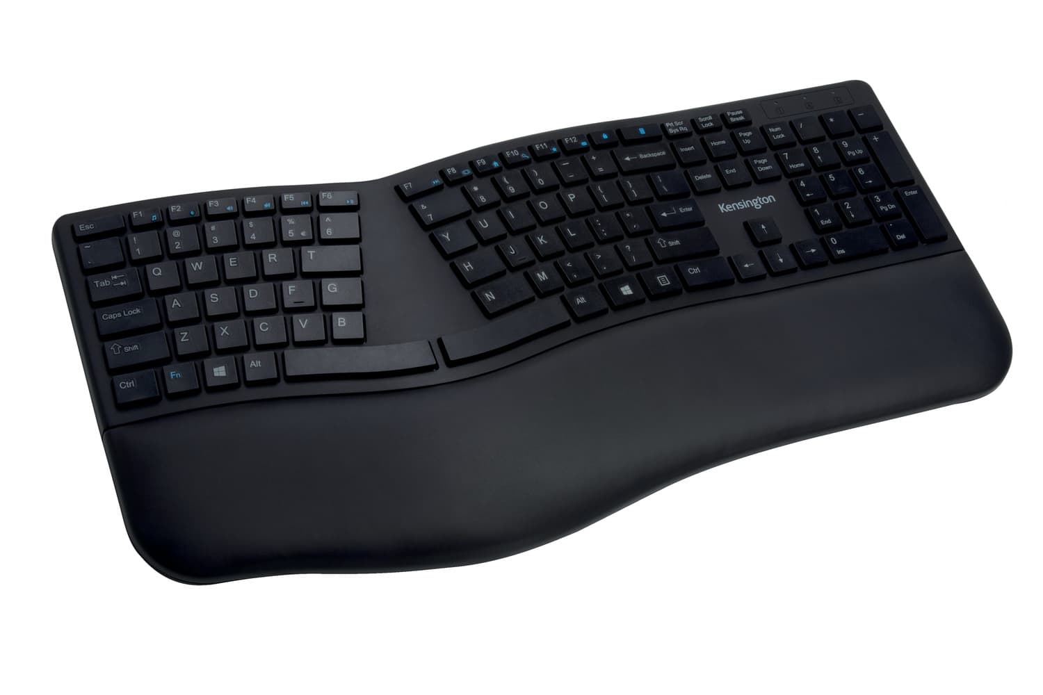 TASTATURA Kensington, "Profit Ergo", wireless, Bluetooth | 2.4GHz, 108 taste, palmrest, negru, "K75401UK"