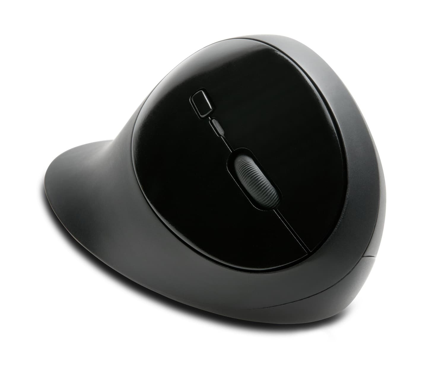 MOUSE Kensington - ergonomic, "Profit Ergo", PC sau NB, wireless, Bluetooth | 2.4GHz, optic, 1600 dpi, butoane/scroll 5/1, buton selectare viteza, negru, "K75404EU" — miniatură