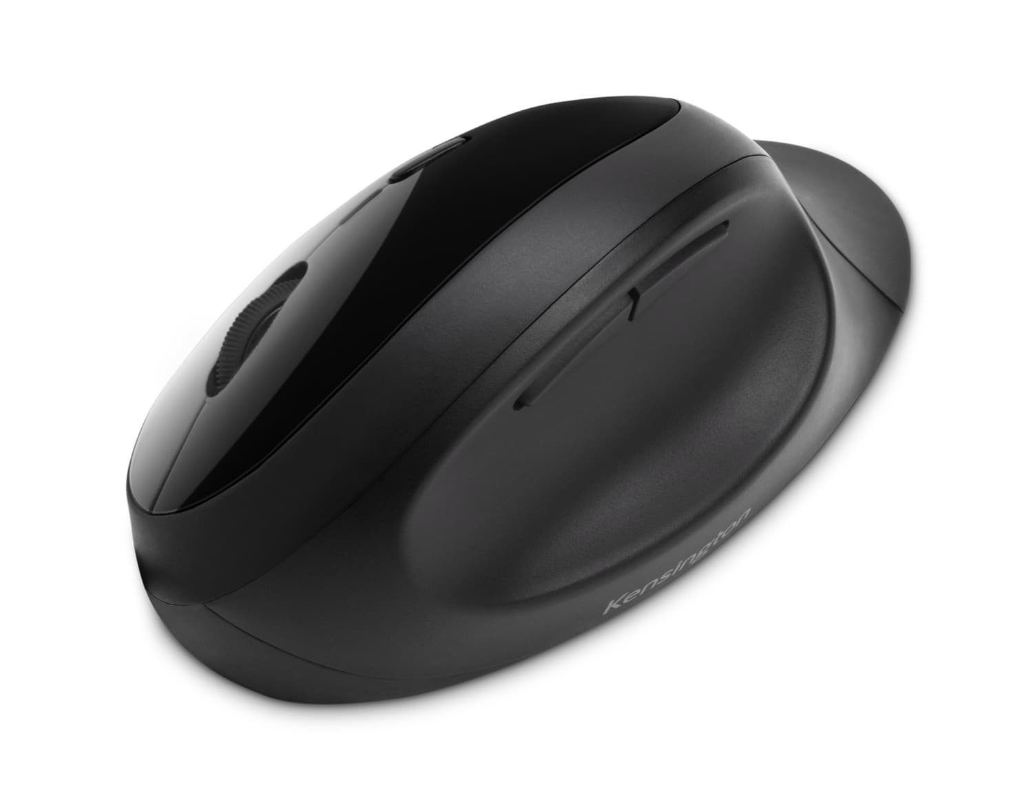 MOUSE Kensington - ergonomic, "Profit Ergo", PC sau NB, wireless, Bluetooth | 2.4GHz, optic, 1600 dpi, butoane/scroll 5/1, buton selectare viteza, negru, "K75404EU" — miniatură