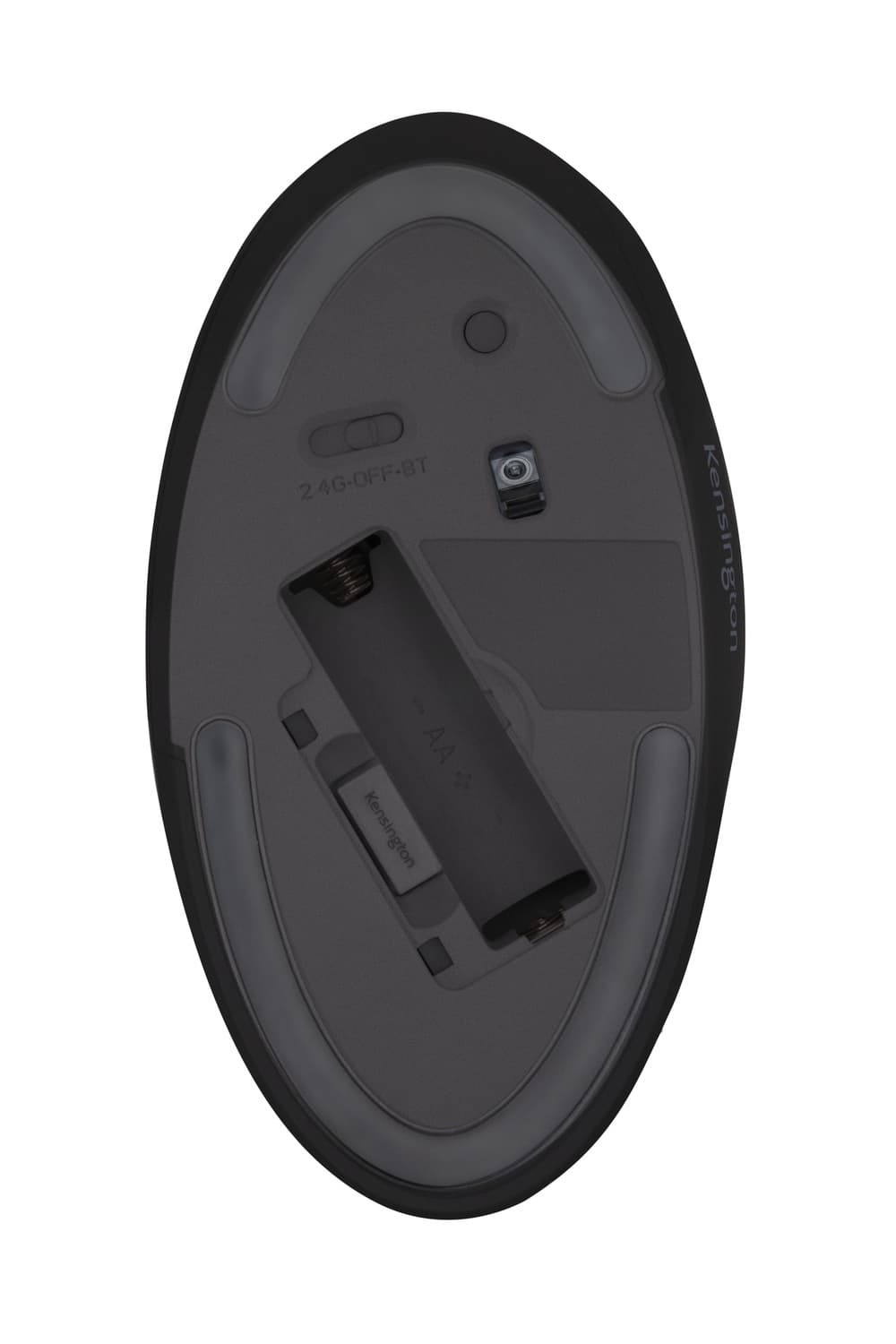 MOUSE Kensington - ergonomic, "Profit Ergo", PC sau NB, wireless, Bluetooth | 2.4GHz, optic, 1600 dpi, butoane/scroll 5/1, buton selectare viteza, negru, "K75404EU" — miniatură