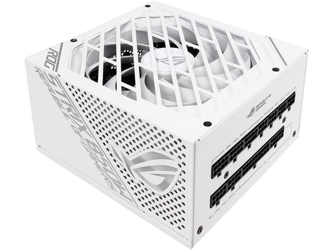 SURSA ASUS, 850 W, " ROG STRIX 850" modulara, ATX 12V, fan 135 mmx1, 80 Plus Gold, MB 20+4 pinx1, CPU 4+4 pinx2, PCI-E 6+2 pinx6, SATAx8, MOLEX 4-pinx6, "ROG-STRIX-850G-WHI"