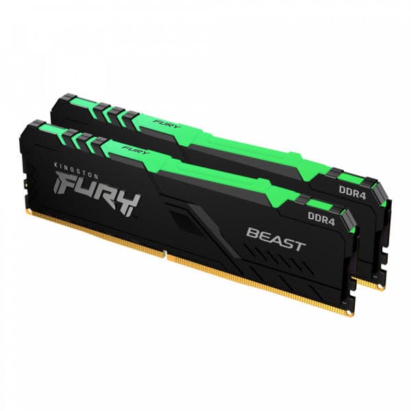 Memorie DDR Kingston DDR4 32 GB, frecventa 3200 MHz, 16 GB x 2 module, radiator, "KF430C15BB1AK2/32"