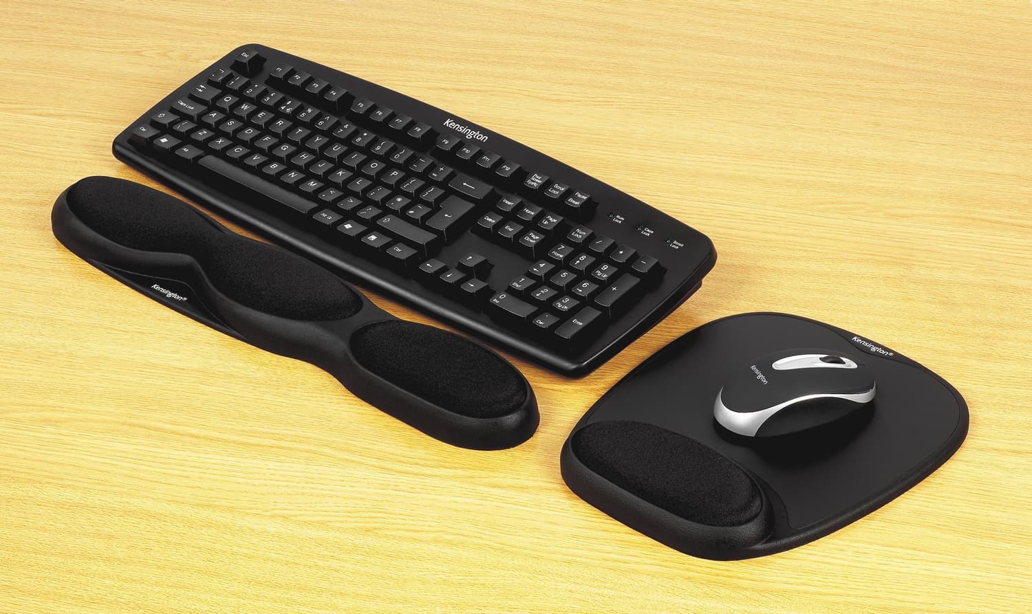 SUPORT ERGONOMIC KENSINGTON, Suport pt. incheietura mainii, cu gel, negru, "62385" — miniatură