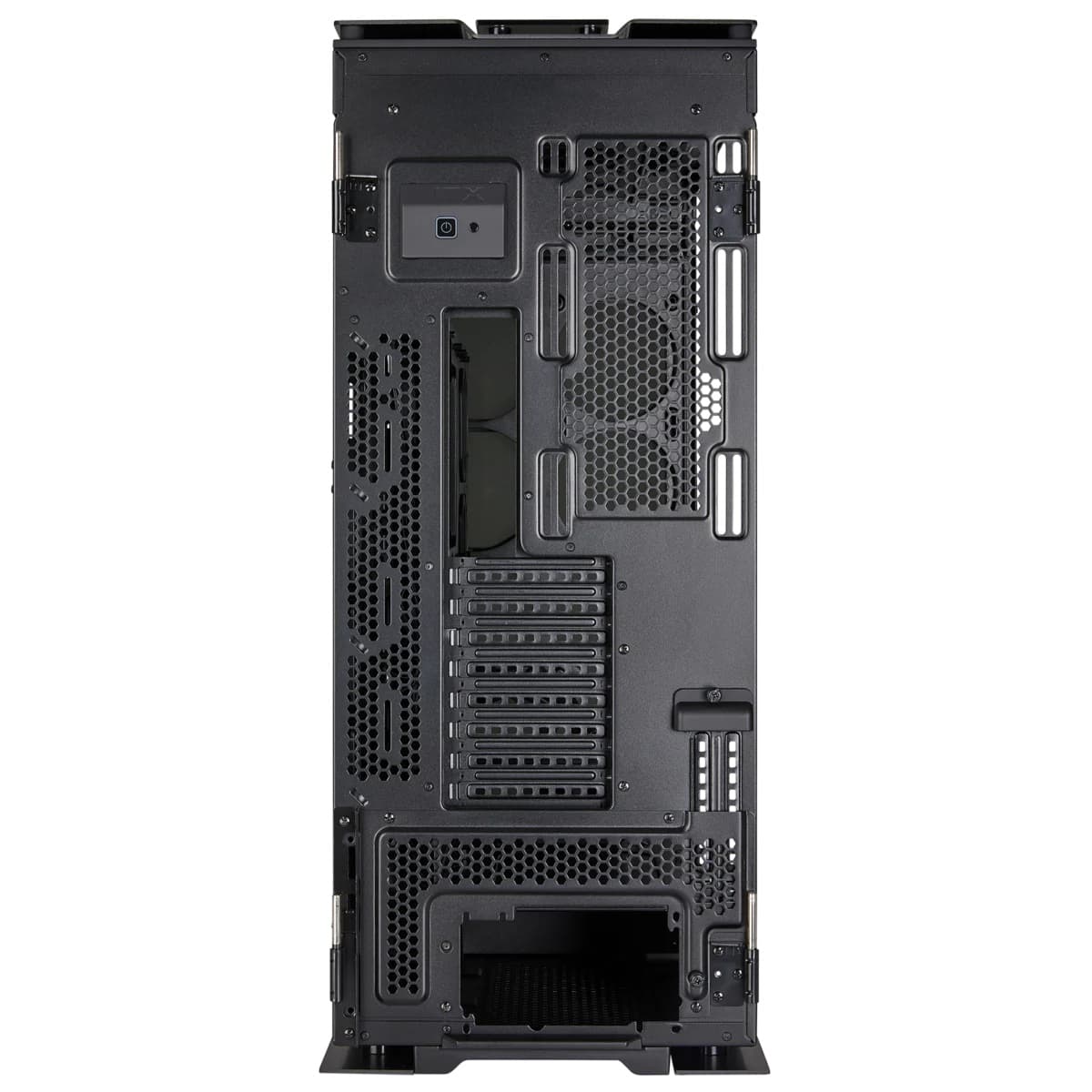 CARCASA CORSAIR Tower, ATX, "Obsidian Series 1000D Super-Tower Case", fara sursa, sticla securizata, fan x nu, USB 3.1 x 4, USB 3.1 gen 2 Type-C x 2, Jack 3.5 mm x 2, mesh, negru, "CC-9011148-WW" — miniatură