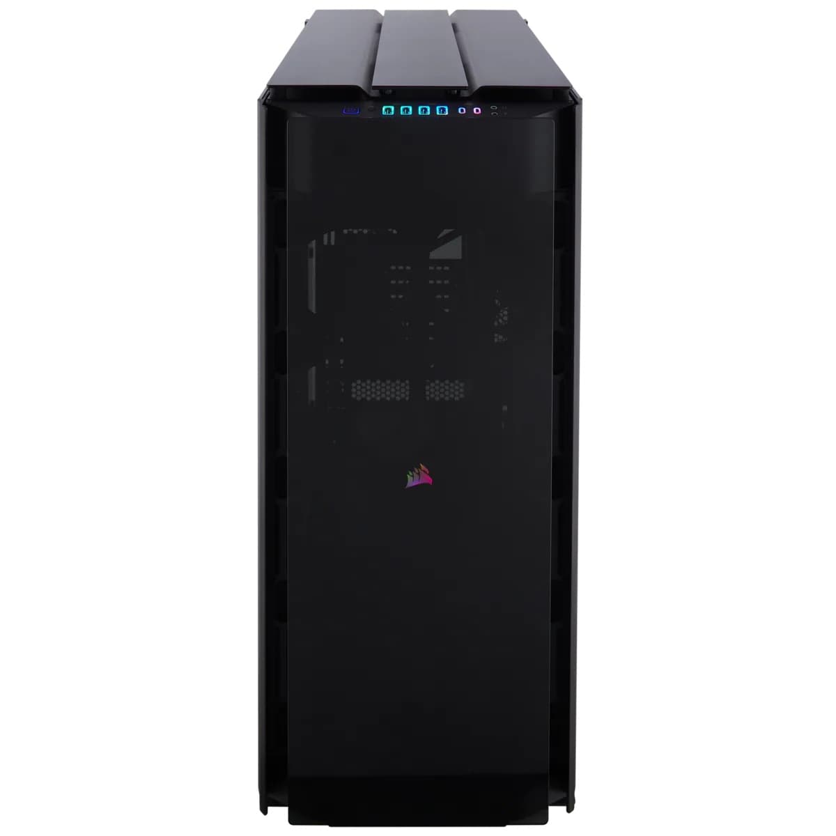 CARCASA CORSAIR Tower, ATX, "Obsidian Series 1000D Super-Tower Case", fara sursa, sticla securizata, fan x nu, USB 3.1 x 4, USB 3.1 gen 2 Type-C x 2, Jack 3.5 mm x 2, mesh, negru, "CC-9011148-WW" — miniatură